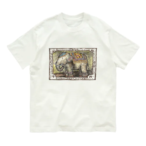インド象 オーガニックコットンTシャツ