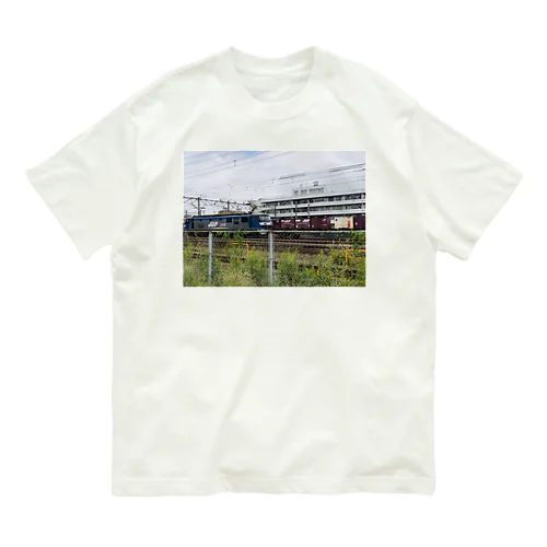 貨物列車 桃太郎 オーガニックコットンTシャツ