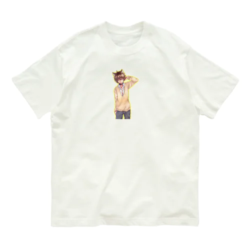 茶髪シンタローくん Organic Cotton T-Shirt