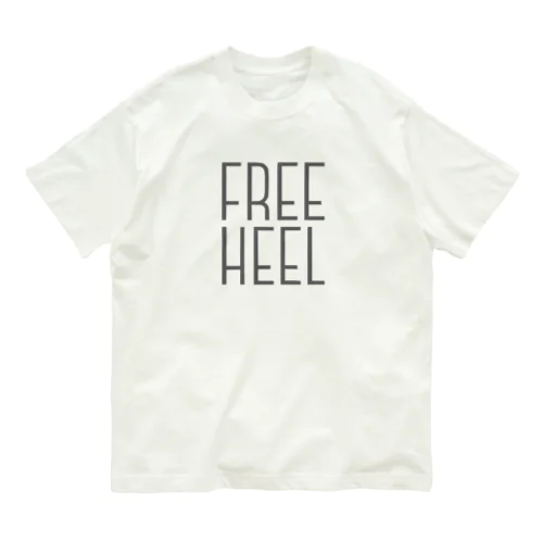 2021FREE HEEL フリーヒール。テレマーカーグッズ オーガニックコットンTシャツ