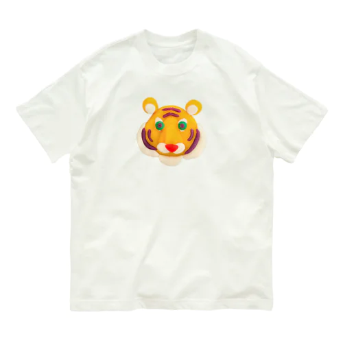 粘土で作ったトラ Organic Cotton T-Shirt