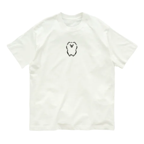 ふわふわのポメラニアン  Organic Cotton T-Shirt