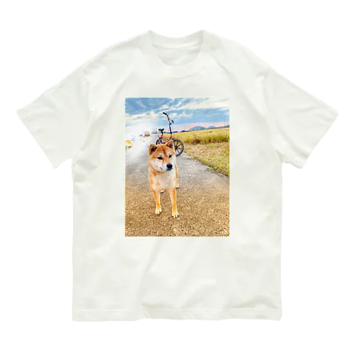 柴犬　威武（イブ）君 Organic Cotton T-Shirt