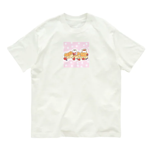 パンケーキねこちゃん Organic Cotton T-Shirt