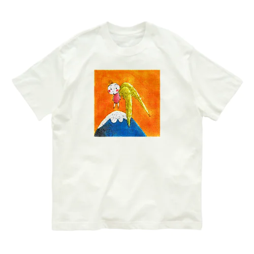 山の上の方に棲んでいる子ども Organic Cotton T-Shirt