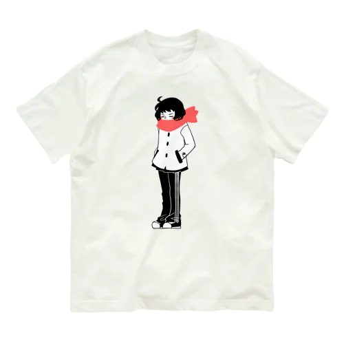 寒がりガール Organic Cotton T-Shirt