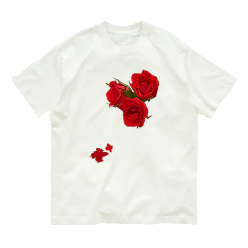 薔薇（ベルローズ） オーガニックコットンTシャツ