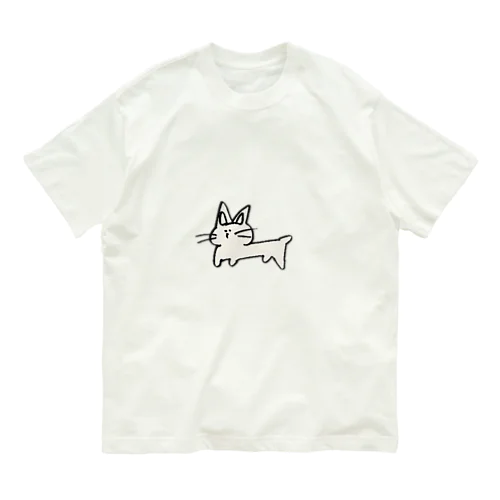 てとねこ Organic Cotton T-Shirt