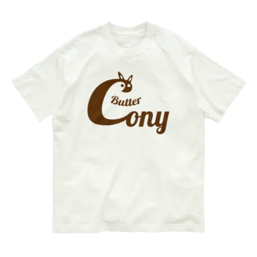 Butter Conyロゴ オーガニックコットンTシャツ