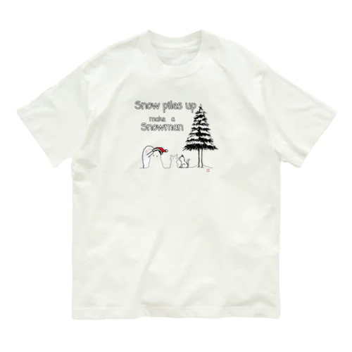 Snowman オーガニックコットンTシャツ