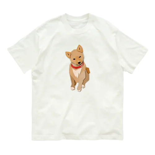 小首をかしげるこむぎちゃん Organic Cotton T-Shirt