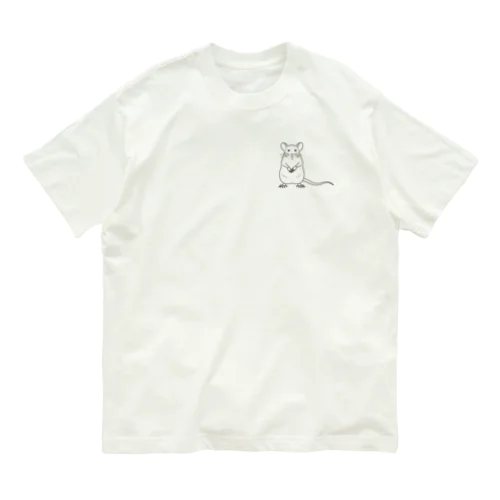 ネズミ Organic Cotton T-Shirt