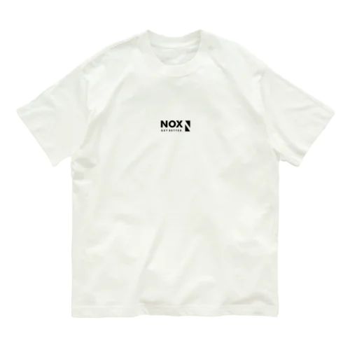 " NOX " GET BETTER. オーガニックコットンTシャツ