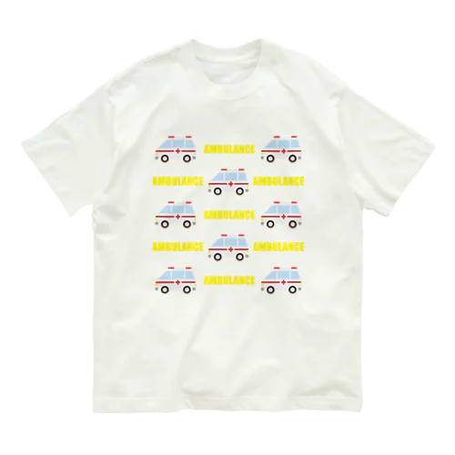 救急車 オーガニックコットンTシャツ