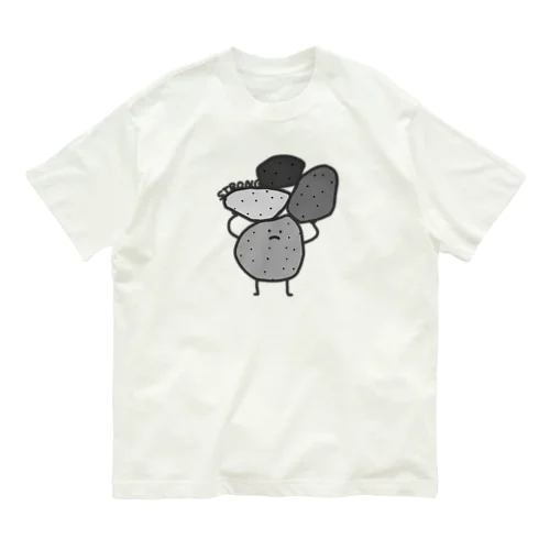 つよいいし Organic Cotton T-Shirt