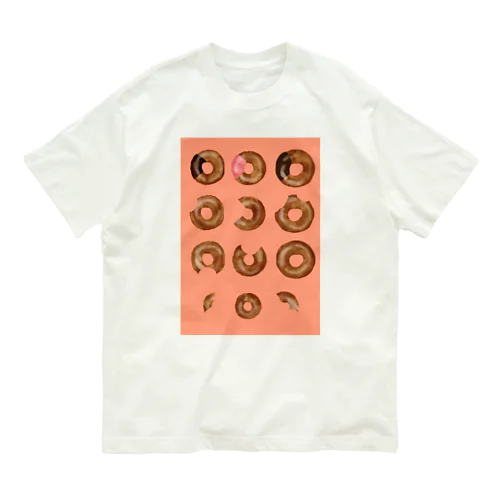 ドーナッツ🍩視力検査 オーガニックコットンTシャツ