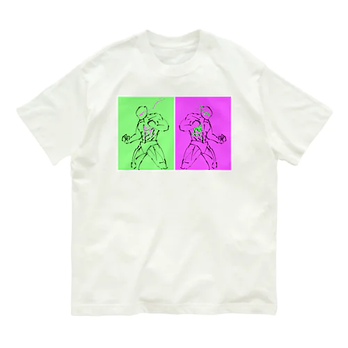 運搬怪人　鋭&應 Organic Cotton T-Shirt