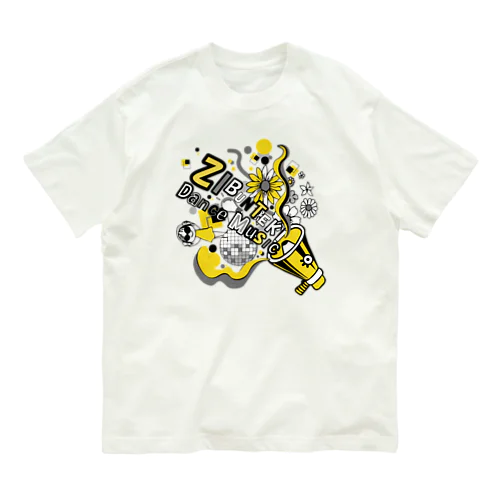 ジブンテキDanceMusic オーガニックコットンTシャツ