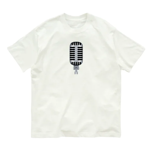 Rockなガイコツマイク Organic Cotton T-Shirt