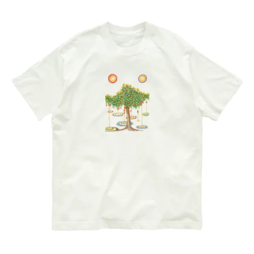 西アフリカの旅、ブルキナファソ・マンゴーツリー Organic Cotton T-Shirt