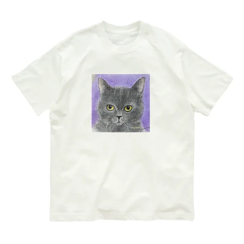 neko neko okao ふくちゃん Organic Cotton T-Shirt