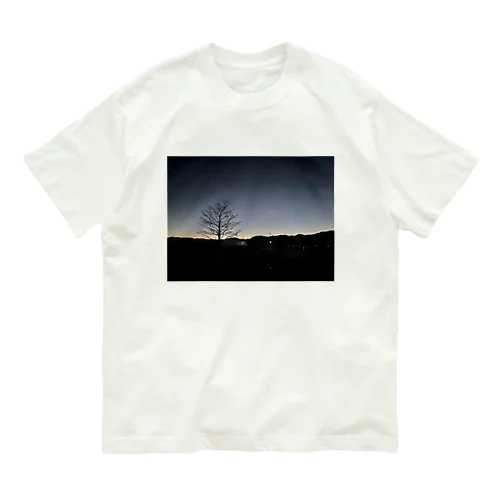 Early winter sunrise オーガニックコットンTシャツ