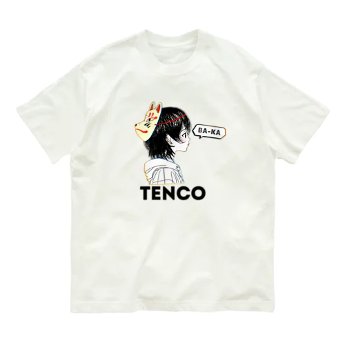 TENCOちゃん（黒ロゴ） Organic Cotton T-Shirt