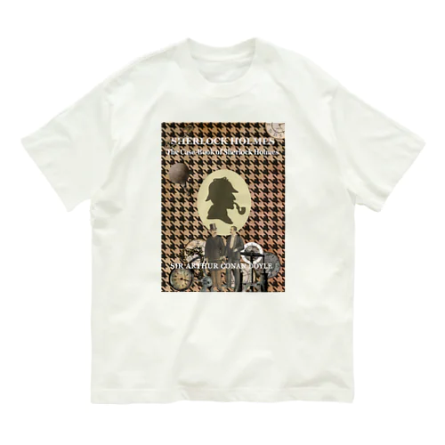 『シャーロック・ホームズ "My name is Sherlock Holmes." 』書籍風 Organic Cotton T-Shirt