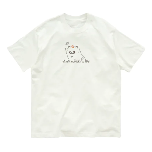 草むらたぬき オーガニックコットンTシャツ