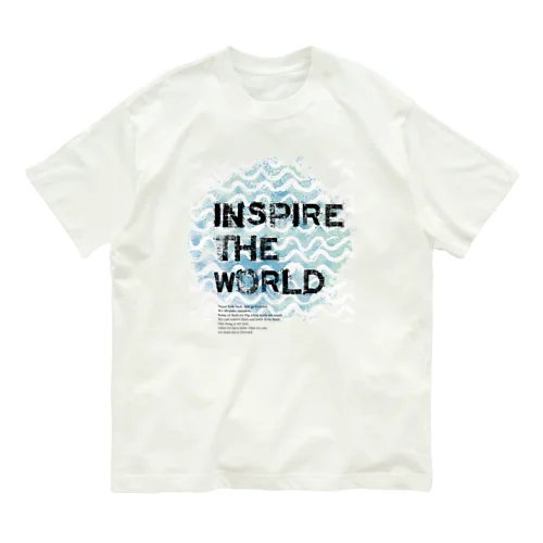 INSPIRE THE WORLD オーガニックコットンTシャツ