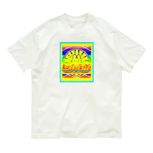 🌟🌈USAMEITA! rainbow🌟yellow gold オーシャン🌈🌟 Organic Cotton T-Shirt