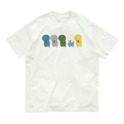 わかけたんず　ワカケホンセイインコ Organic Cotton T-Shirt