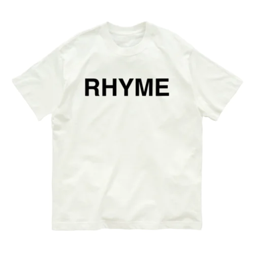 RHYME-ライム- オーガニックコットンTシャツ