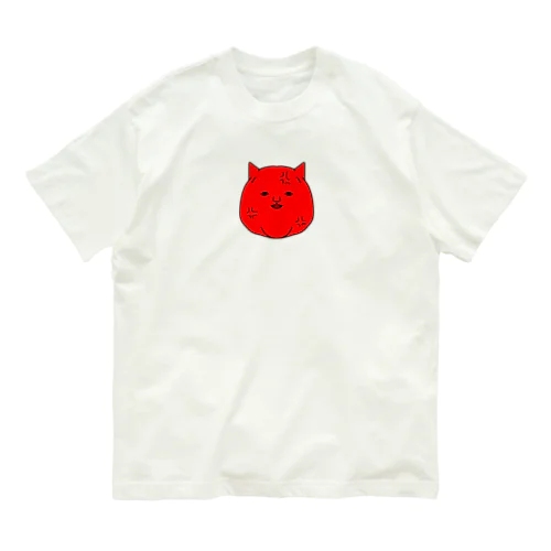 おこねこ オーガニックコットンTシャツ