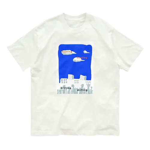 floating & drifting オーガニックコットンTシャツ