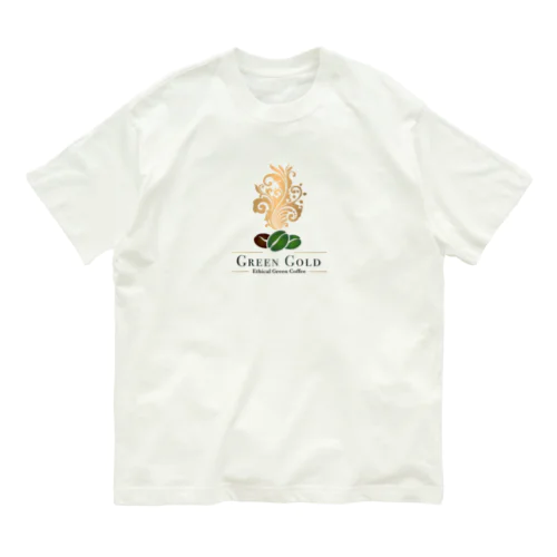 グリーンゴールド オーガニックコットンTシャツ