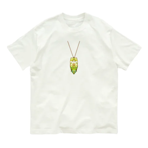 森のペンダント(緑） Organic Cotton T-Shirt