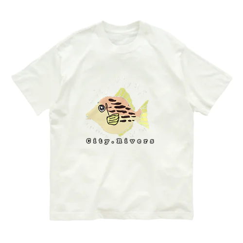 カワハギくんオーガニックコットンTシャツ Organic Cotton T-Shirt