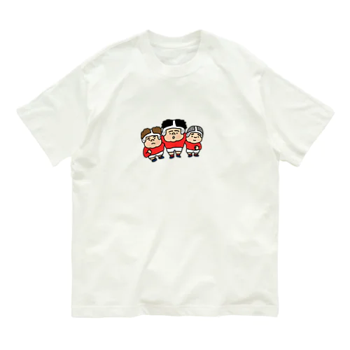 スクラム ラガーくん ラグビー Organic Cotton T-Shirt