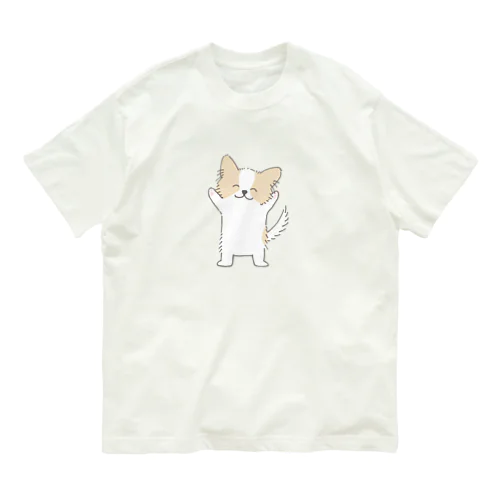 パピヨンのまいちゃん Organic Cotton T-Shirt