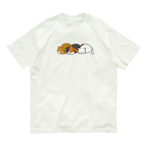 ツチノコ☆キャッツ オーガニックコットンTシャツ