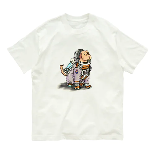 宇宙犬 Organic Cotton T-Shirt