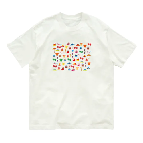 北欧風イラスト　装身具 Organic Cotton T-Shirt