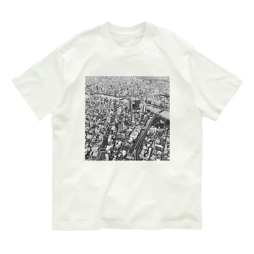 写真枠T/モノクロTOKYO オーガニックコットンTシャツ