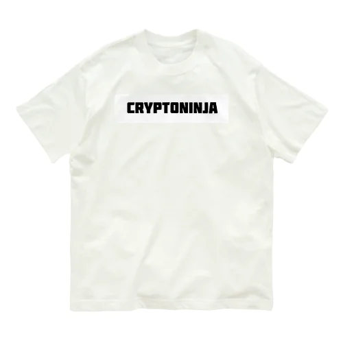 CryptoNinja ロゴ入りTシャツ オーガニックコットンTシャツ