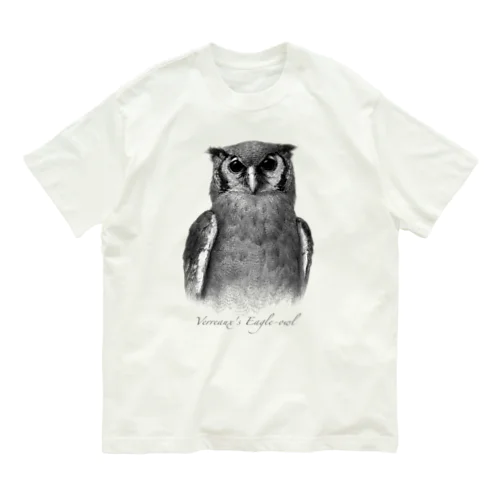 クロワシミミズク Organic Cotton T-Shirt