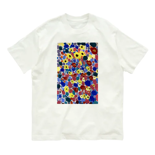 綺麗な花柄 Organic Cotton T-Shirt