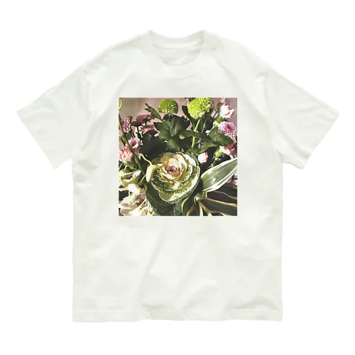 葉牡丹 / The flowering kale Organic Cotton T-Shirt