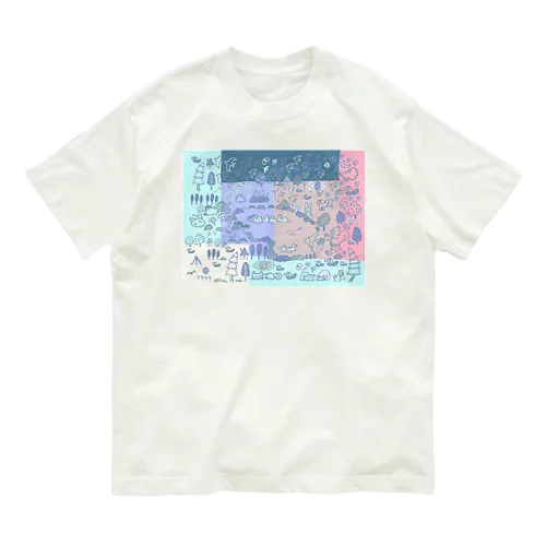 森の仲間たち　パステル系 Organic Cotton T-Shirt