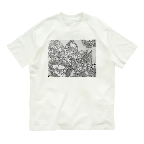 花　花　花 オーガニックコットンTシャツ